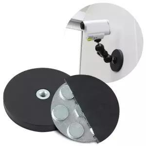 무타공 자석 1/4 나사 홀 브라켓 거치대 66mm CCTV