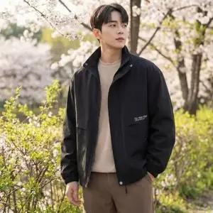 간절기 하프집업 남성 바람막이 블루종 간절기 점퍼 아우터 야상