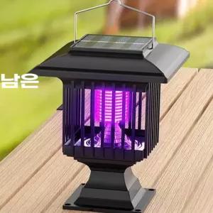 실외 태양광 포충기 포집기 모기 퇴치 램프 야외 가정용 물리적 전기 정원 퇴치기 베란다