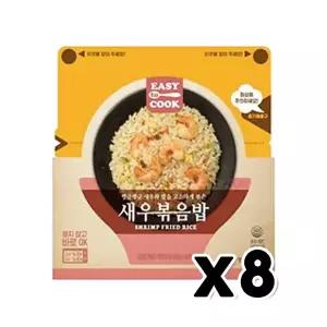 이지쿡 새우볶음밥 즉석간편조리 171g x 8개
