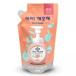 아이깨끗해 핸드워시 복숭아 리필 200ml 위생