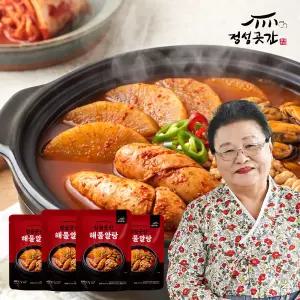 [s]정성곳간 강순의 명인의 시원 칼칼한 정성 해물알탕 400g 4팩