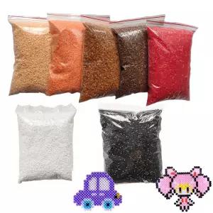 0000 개/가방 26mm 미니 하마 비즈 DIY colorxing 화이트 블랙 스킨 컬러 퓨즈 를위한 학습
