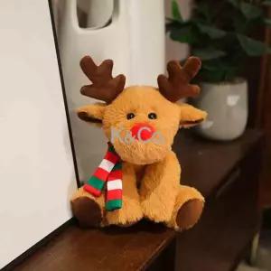 루돌프 사슴 인형 귀엽고 매력적인 연말 파티 장식 카페 A