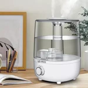 UEH-9090 대용량 초음파가습기 4L 통세척 간편세척 저소음 듀얼 사무실 가정용 상부급수형 필터없는 가습기