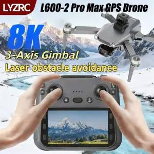HOT프로페셔널 8K HD 듀얼 카메라 신형 L6002 MAX GPS 드론 5KM 3축 짐벌 360 장애물 회피 브러시리스