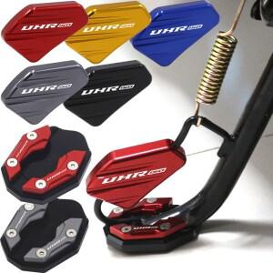 HAOJUE UHR150 UHR 50 125 CNC 알루미늄 사이드 스탠드 Enlargr 플레이트 킥 확장 바이크 오토바이 액세서
