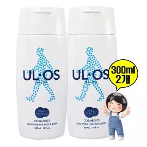 우르오스 스킨워시 300ml 2개 남성 올인원 바디워시 클렌저