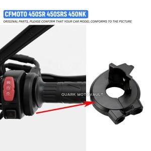 CFMOTO 450SR 450NK 450CLC 가속기 케이블 고정베이스 바이크 오토바이 핸들 스위치 용 스로틀 레버
