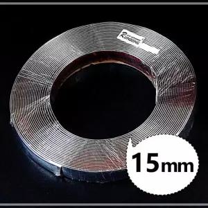 - 15mmx15m 크롬띠 보호 은선라인몰딩 EWE0D45A12