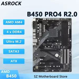 B450 AM4 메인보드 Pro4 R20 마더보드 C 지원 Ryzen 5 5600 7 5700X 5800X 9 5900X 메모리 RAM DDR4 28GB