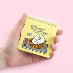 핑크풋 밈콩즈 PP 수첩 노트 메모지 스프링노트
