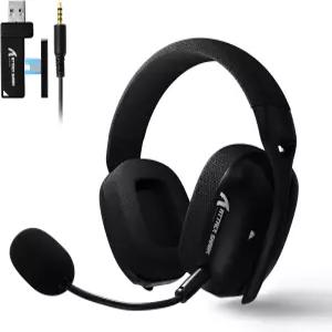 PC Mac 스위치용 트라이 모드(2.4GHz USB C A 동글/BT/유선)를 갖춘 Attack Shark L80PRO 무선 게임 헤드셋