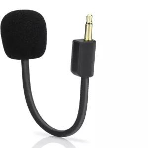 블랙샤크 V2 및 프로 무선 게임 헤드셋 3.5mm 탈착식 붐 마이크(폼 포함)를 위한 LEFXMOHY 교체