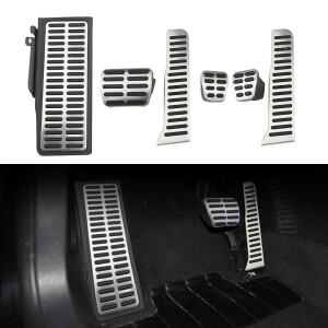 폭스바겐 VW CC 파사트 B6 B7 R36 R-라인 스코다 슈퍼브 LHD용 자동차 페달 커버 스테인리스 스틸 패드 부