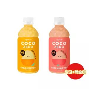 슈가로로 코코제로 340ml 복숭아12개+망고12개/무설탕/제로음료/무배