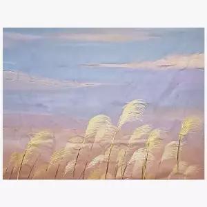 갈대그림 유화그림 인테리어포스터 벽장식 거실