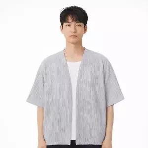[리미드] 남성 여름 쿨웨이브 주름 가디건 5C-CA-WAVE01