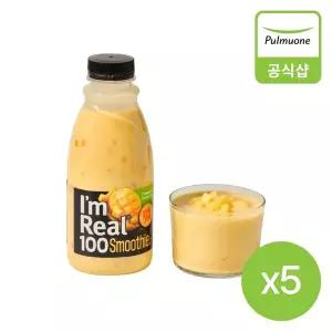 [풀무원] 아임리얼100 망고 스무디(500ml)X5병