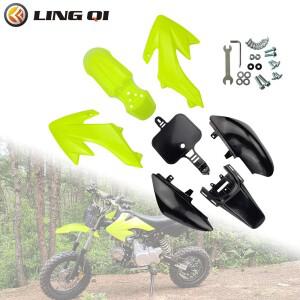 LINQ QI 플라스틱 페어링 바디 키트 CRF50 XR50 50 핏 먼지 전동 트레일 자전거 50cc 110cc 125cc 140
