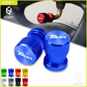2PCS 바이크 오토바이 알루미늄 합금 타이어 휠 장식 부품 밸브 스템 캡 커버  T-Max 500 TMAX 560 530 액