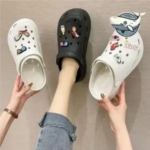 여름 캐주얼 실내 아쿠아 샌들 여성용 샌들 실내화 여름 외출 사무실슈즈 여성아쿠아슈즈 사계절신발