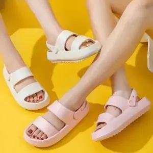 여자 통굽 샌들 여름 여성 여름통굽 슬리퍼 남 여름 신발 여자 남자 키높이슬리퍼 통굽 샌들 여성