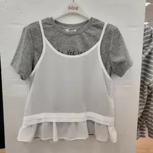 [소이] HC22 블라우스 5부 뷔스티에 세트티 여아 여름용 그레이 핏 조끼세트 5부 (S49812243)