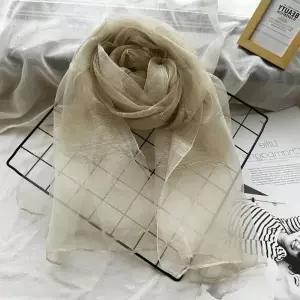 린넨 코코비치 롱 스카프 머플러 여름 여자 여성 봄 머플러 여름 비치룩 중년