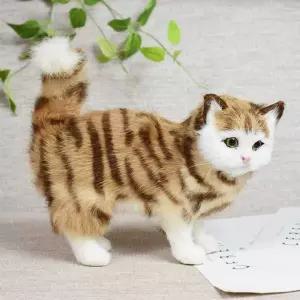 실사 고양이 피규어 길냥이 에스티 집들이 리얼 장식 동물인형 인테리어