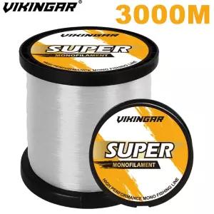 [2025 신상] Vikingar 3000M 초강력 나일론 낚시줄 335LB 제 불소코팅 모노필 잉어/바다낚시