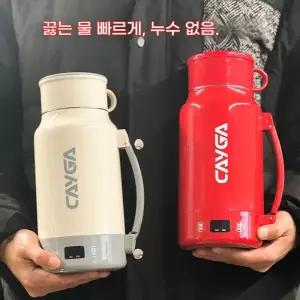 대용량 여행용 전기 주전자 일정 온도 유지 이중 뚜껑 디자인 0V 휴대용 보온