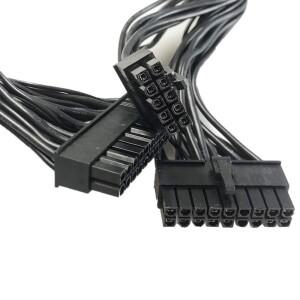 A75Q-18 P + 10핀 - 24핀 마더보드 케이블 교체품 (EVGA 슈퍼노바 650 1000 G2 G3 용)