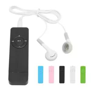 무손실 MP3 플레이어 64GB 휴대용 음악 학생을위한 미니 포켓 여행 FM 사운드 긴 배터리
