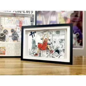 슬램덩크 3D 입체 포스터 액자 그림 북산 굿즈 극장판 더퍼스트 강백호 입체