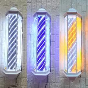 led 특이한 미용실 램프 미용 싸인볼 레트로 원통형 에스티 이발소 빈티지