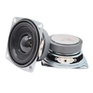 2개/몫 인치 4 옴 3W 전체 범위 스피커 휴대용 52MM 오디오 서브 우퍼 DIY Hifi 스테레오 Sqaure 블루투스