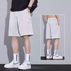 원더우면 남친 여름 캐주얼 하의 쿨링 일자 청반바지 5부 OPH2