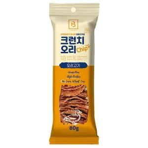 치아관리 유산균첨가 오리고기맛 80g 3개 리트리버 개간식 과자