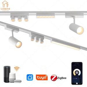 LED일자등 ST1 화이트 스마트 ZIGBEE 초박형 현대 6MM 알루미늄 홈 자석 룸 라이트 트랙 고경도