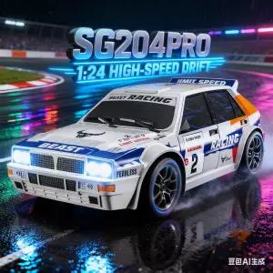 ZLL SG204 RC카 24 24G 4륜구동 20KM/H 고속 드트 레이싱 무선 조종 사막 트럭 오프로드 전동 자동차 용