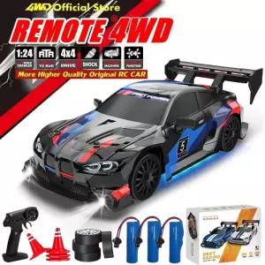 RC 드트 자동차 4륜구동 무선 조종 고속 레이싱 LED 조명 24GHz 4x4 오프로드 트럭