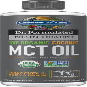 가든 오브 라이프 닥터 포뮬레이티드 브레인 헬스 코코넛 MCT  16 oz