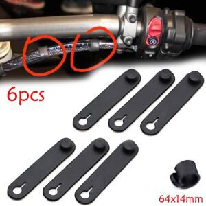 Piaggio Heo Dirt Bikes Bws 100 Hold R15 F800gs Africa Twin 용 프레임 고정 케이블 6pcs 바이크 오토바