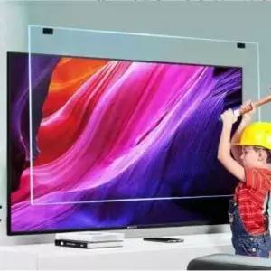 대형 TV 화면 아크릴 파손방지 커버 텔레비전 75인치 판 보호 화면보호기 에