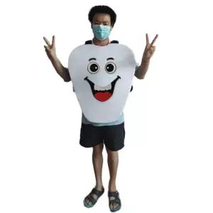 치아인형탈 오픈 치과홍보 고깃집 인형옷 행사용 양치 이빨 돼지인형탈