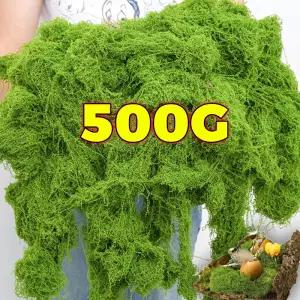 500/30G 영원한 인공 녹색 이끼 잔디 미니 풍경 DIY 공예 방 정원 식물 화분 장식
