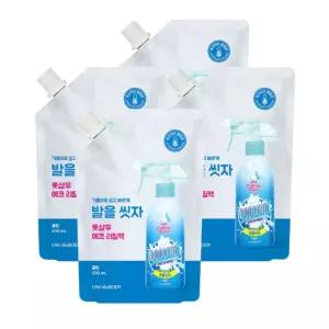 온더바디 발을씻자 코튼풋샴푸 쿨링 리필 500ml 4개