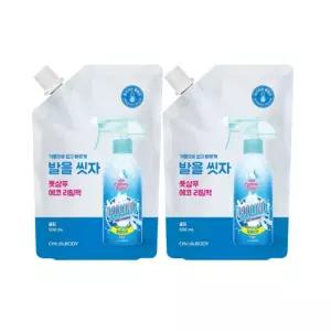 온더바디 발을씻자 코튼풋샴푸 쿨링 리필 500ml 2개