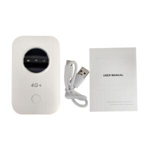 4G LTE 모바일 와이파이 라우터 3650mAh 150Mbps 휴대용 핫스팟 최대 10명 사용 가능 SIM 카드 슬롯 포함